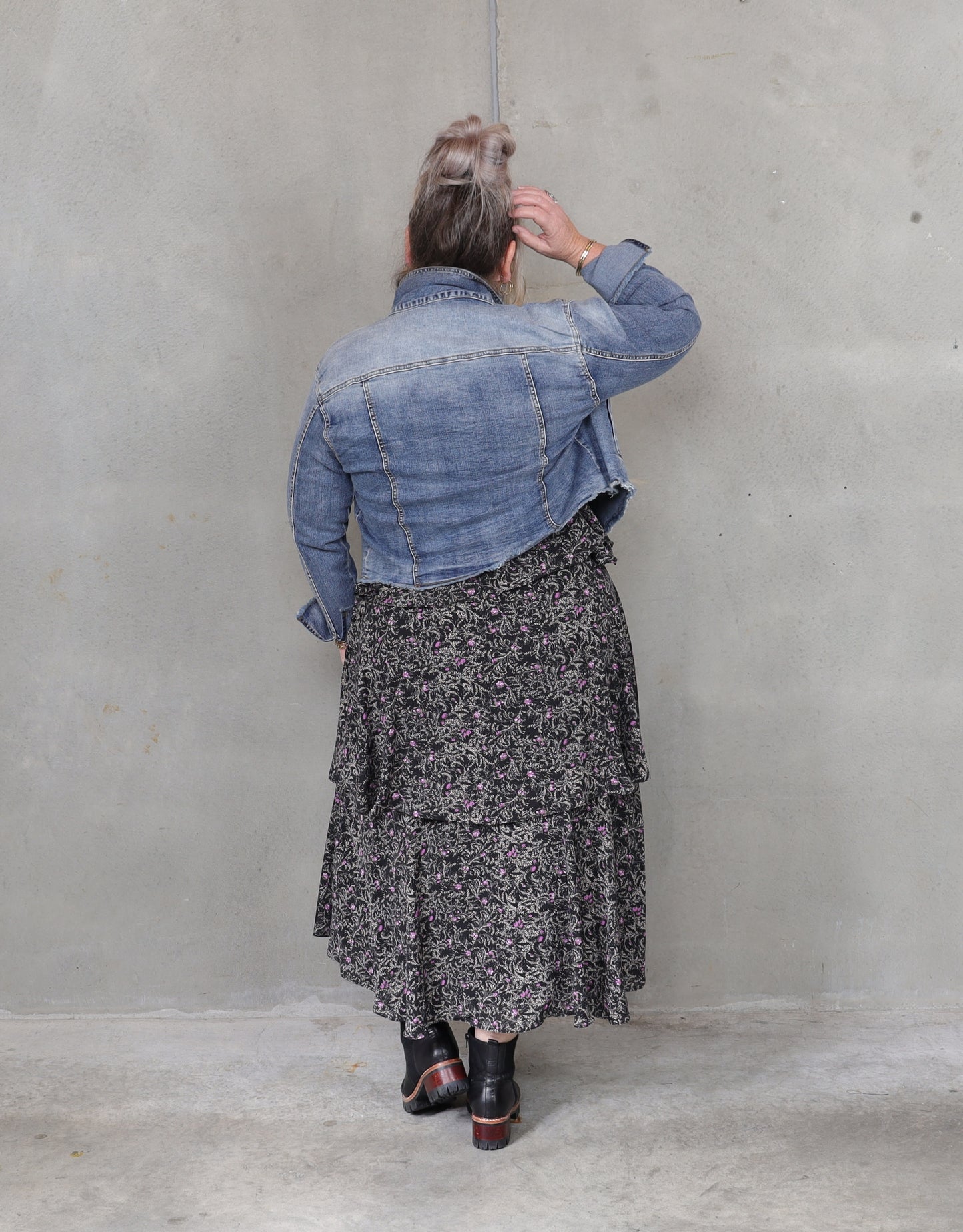 Highway Star Denim Jacket - Vintage Blue - Isla-Maree