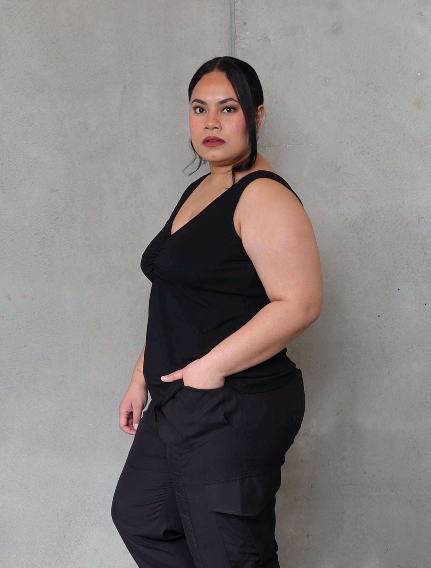 LAVISH Shimmy Singlet - Isla-Maree