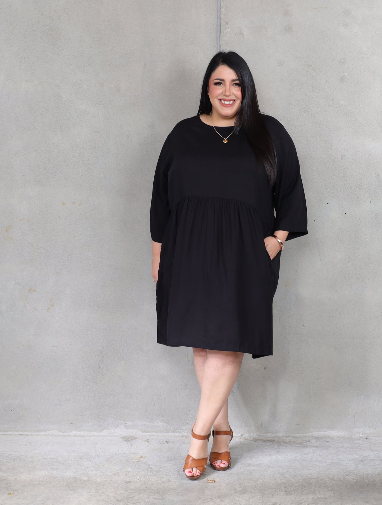 Willow Dress S/S - Black