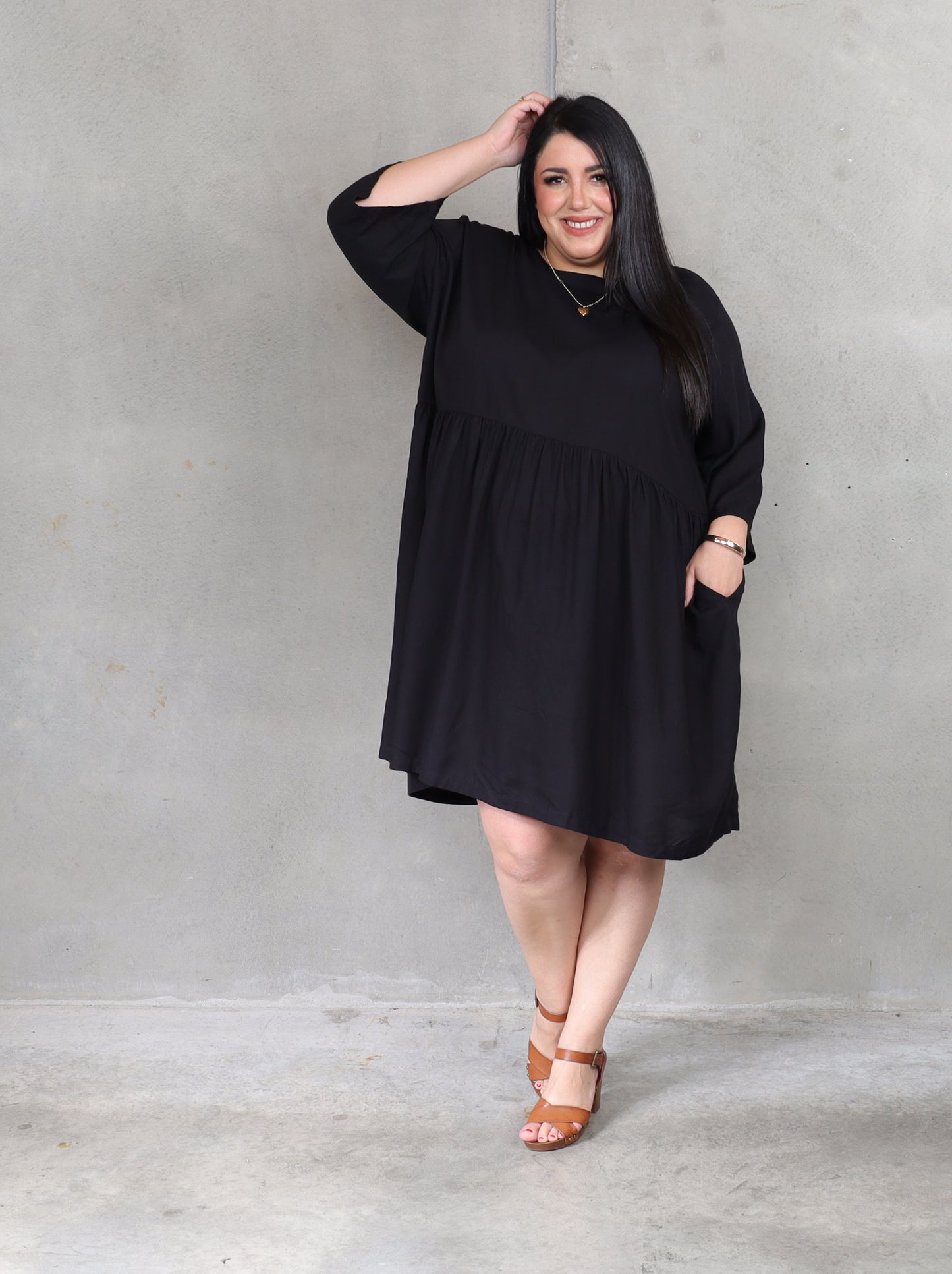 Willow Dress S/S - Black