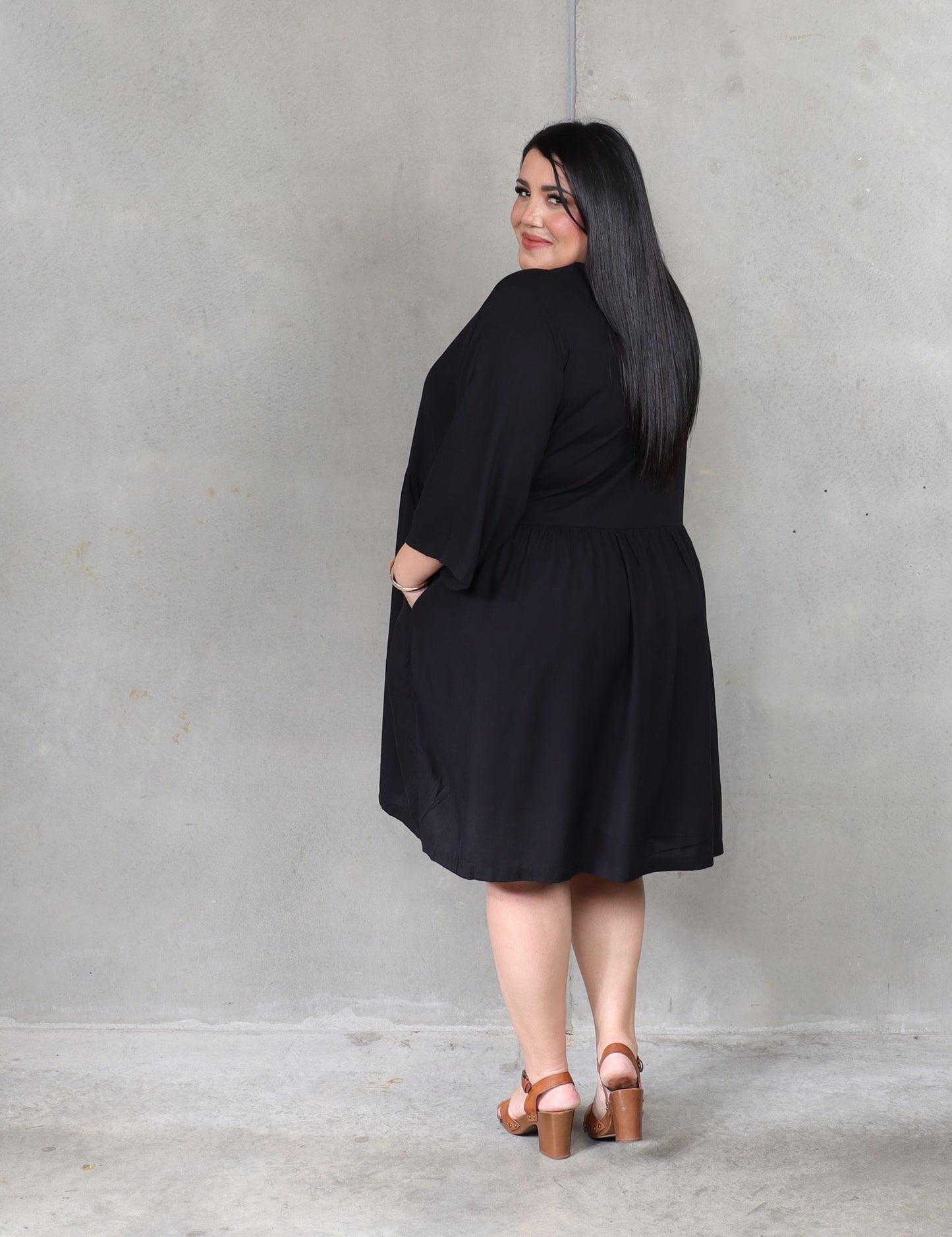 Willow Dress S/S - Black