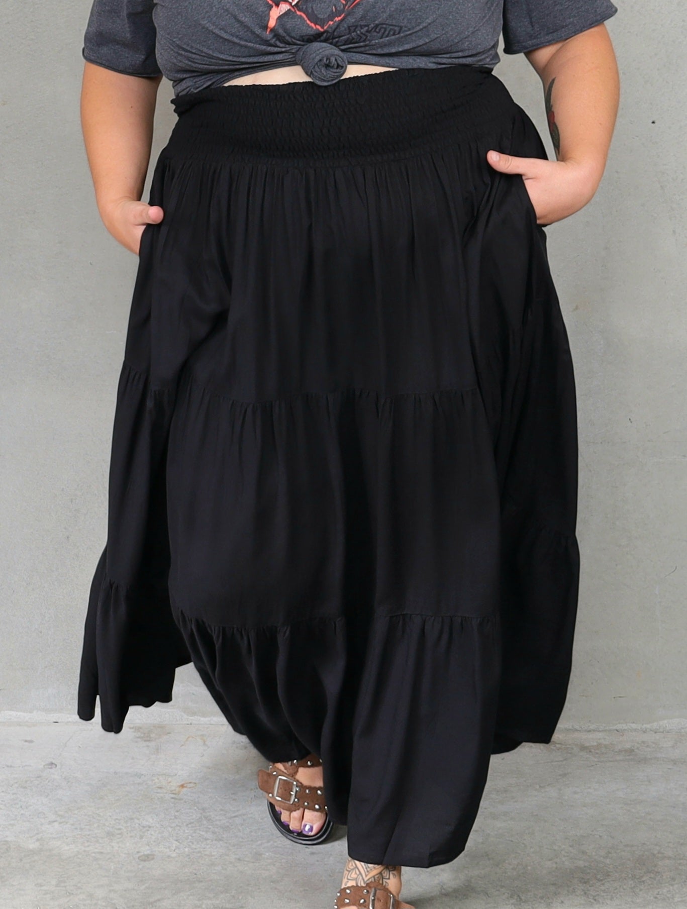 Ava Skirt - Black - Isla-Maree