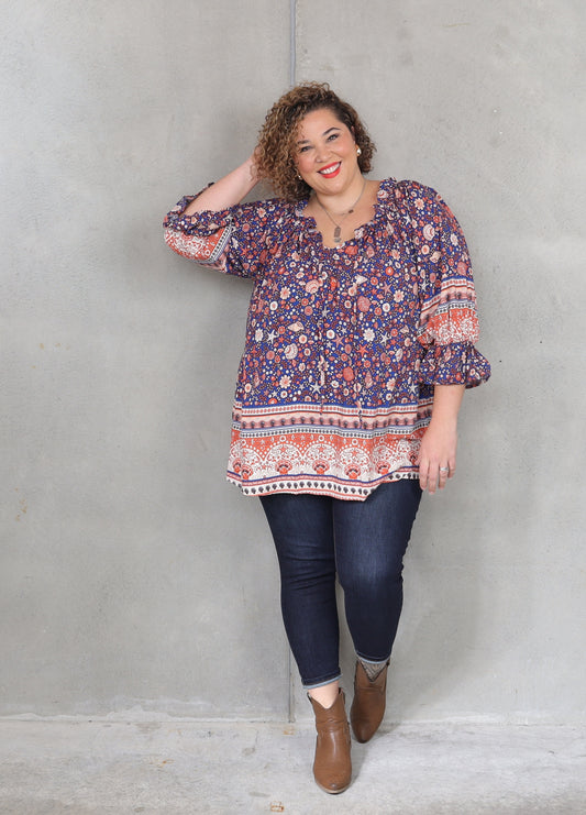 Sophia Blouse - Seychelles