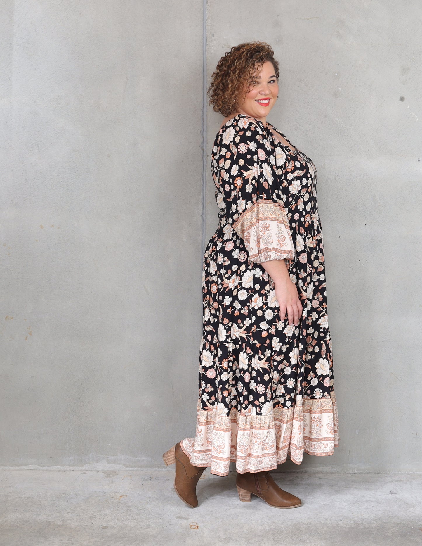 Nelly Dress - Night Garden