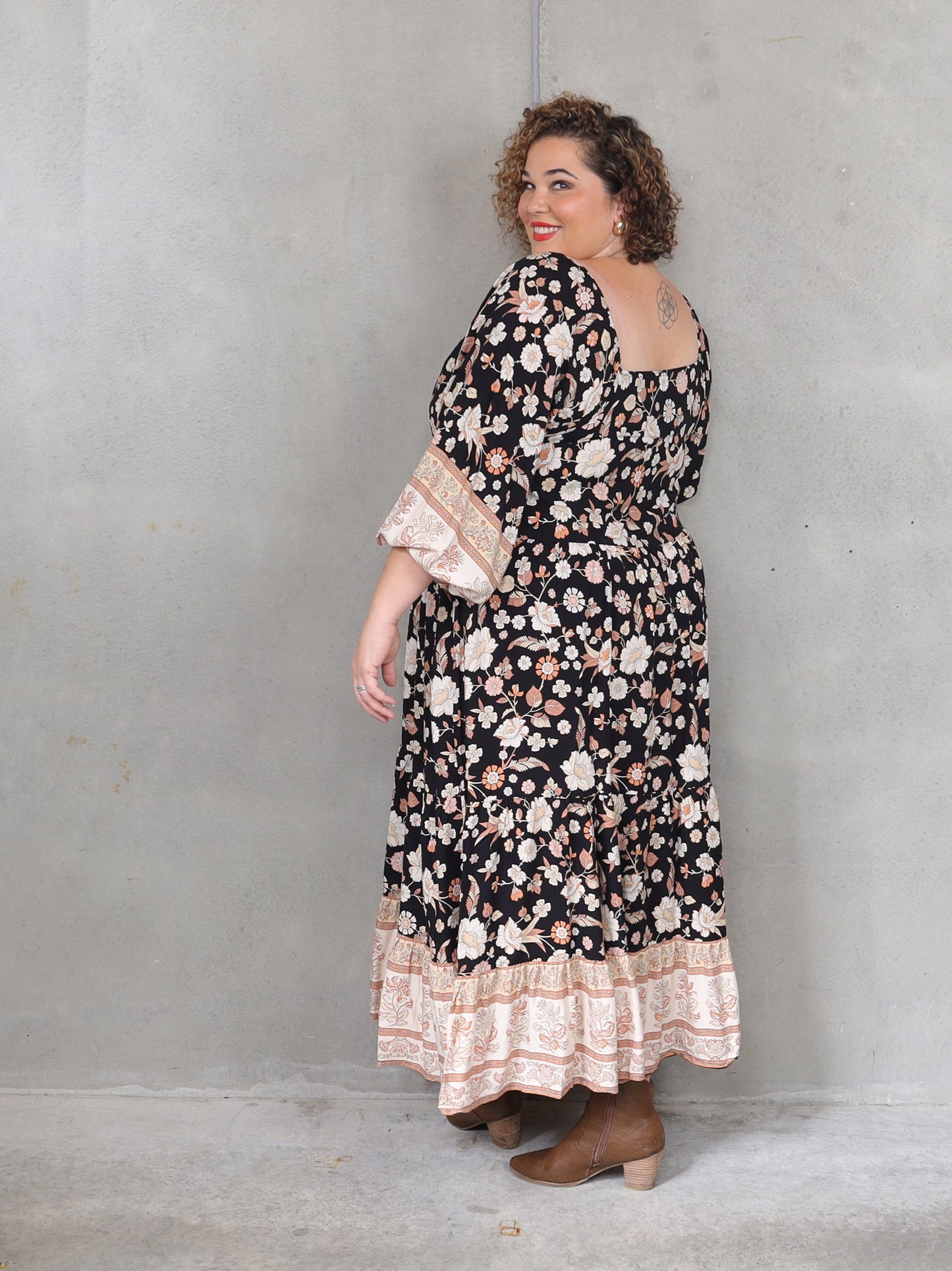 Nelly Dress - Night Garden