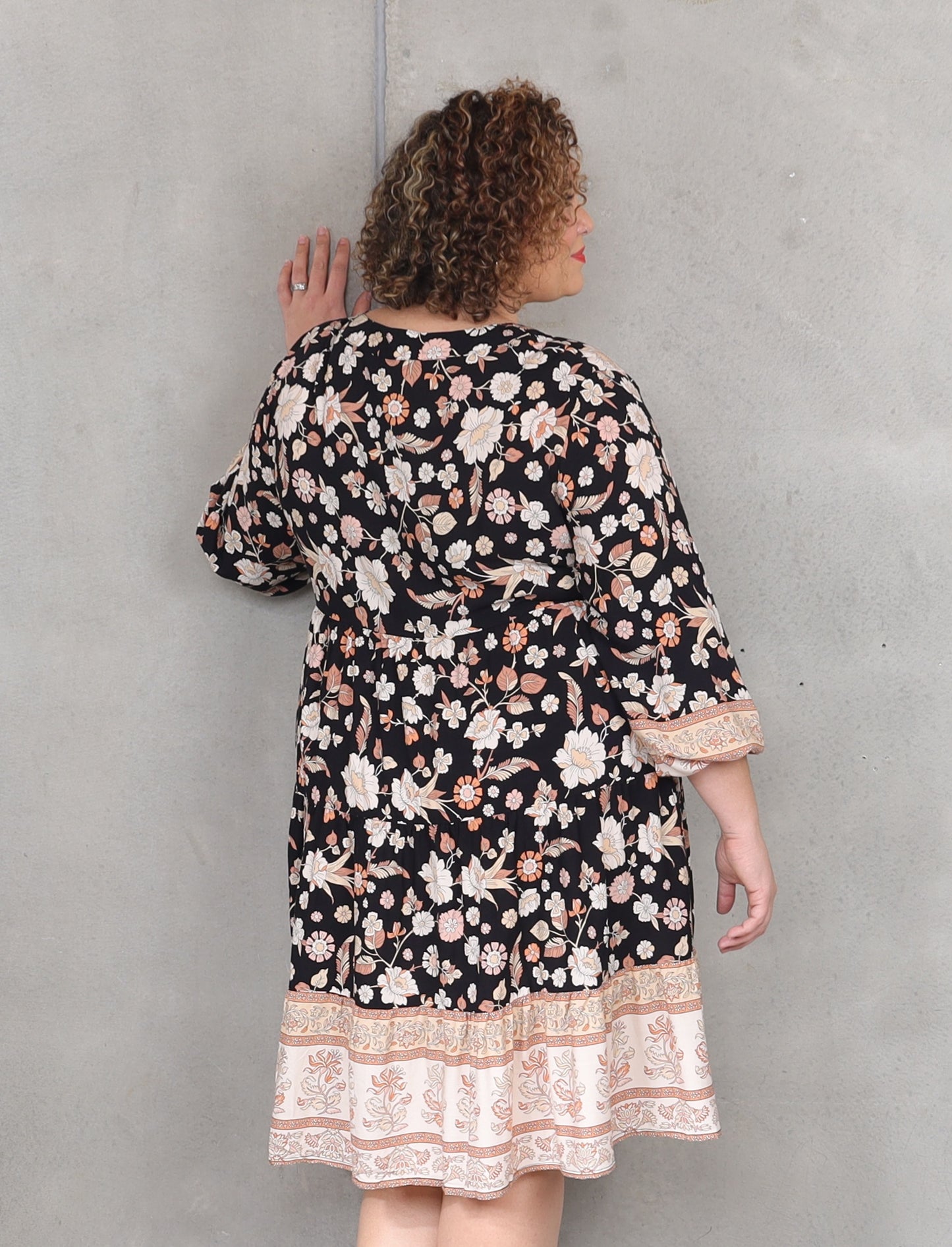 Cinta Dress - Night Garden - Isla-Maree