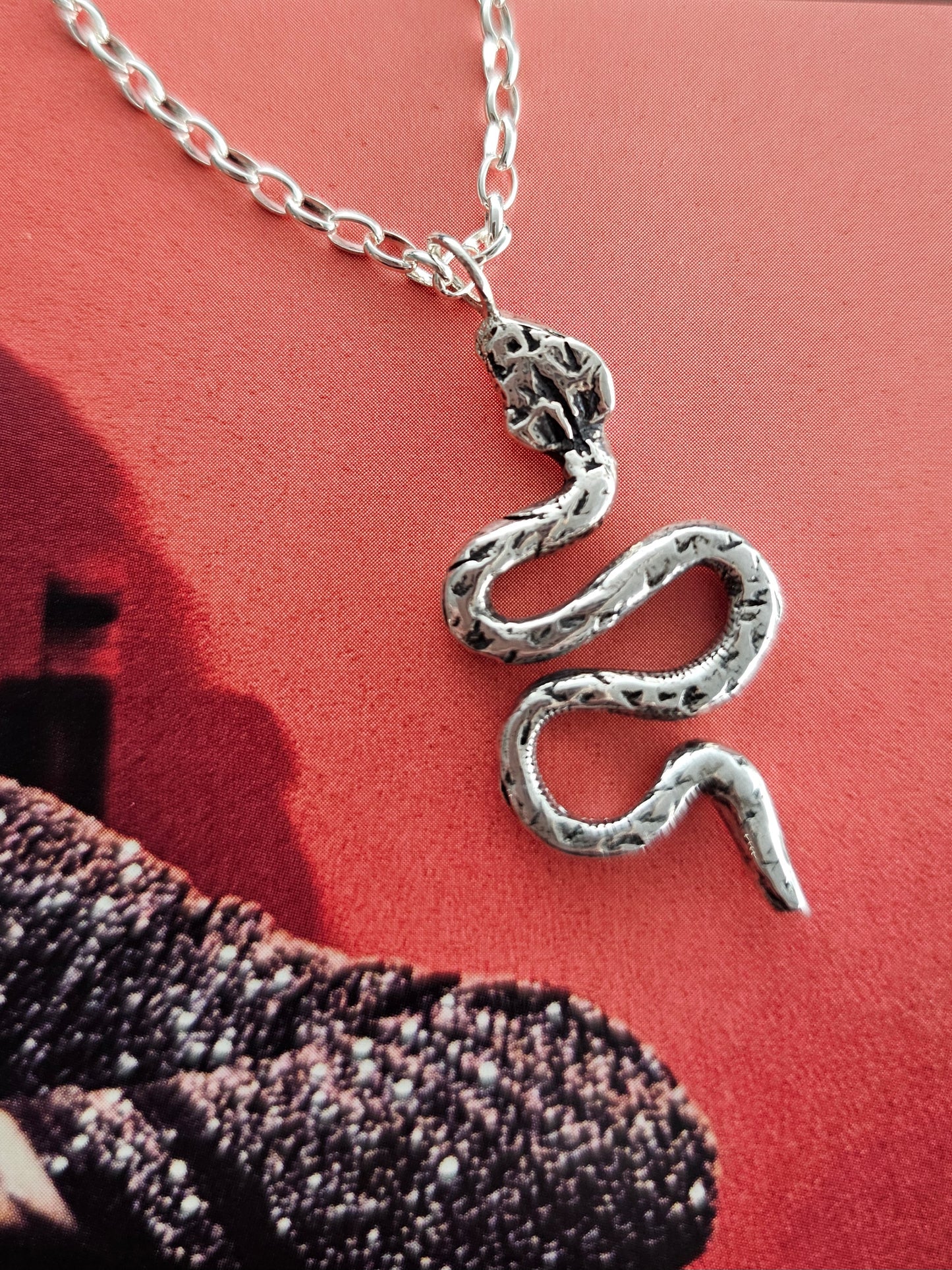 Silver Serpent Necklace