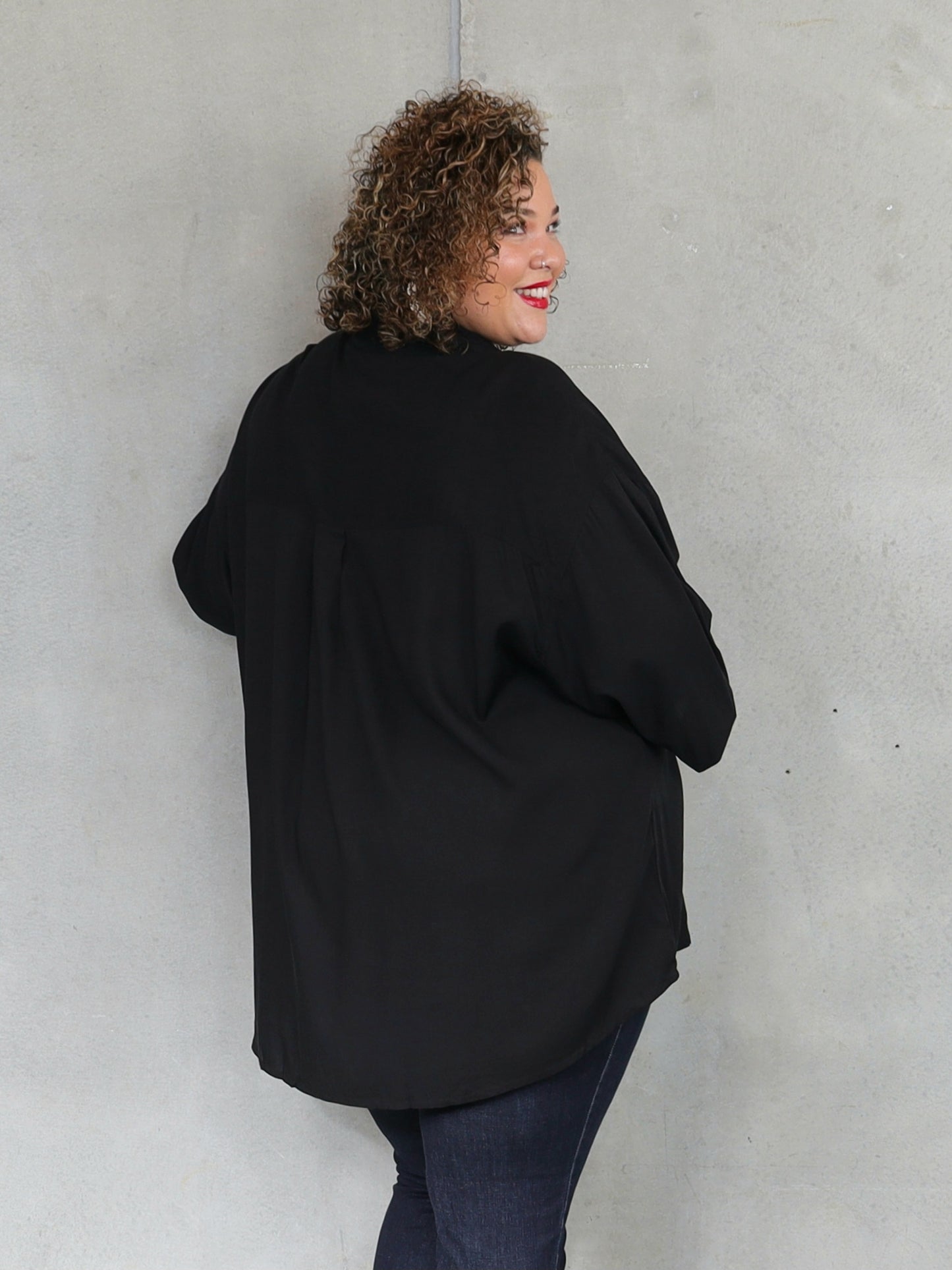 Boyfriend Shirt - Black'