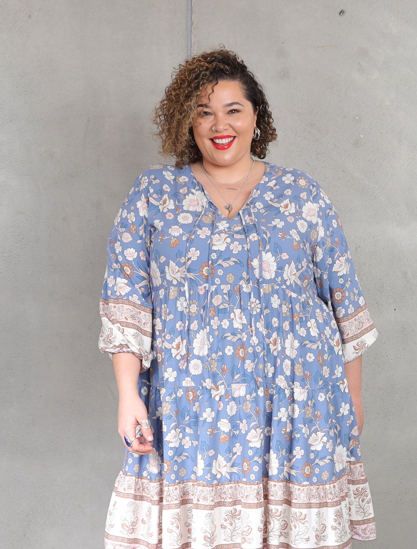 Cinta Dress - Cornflower