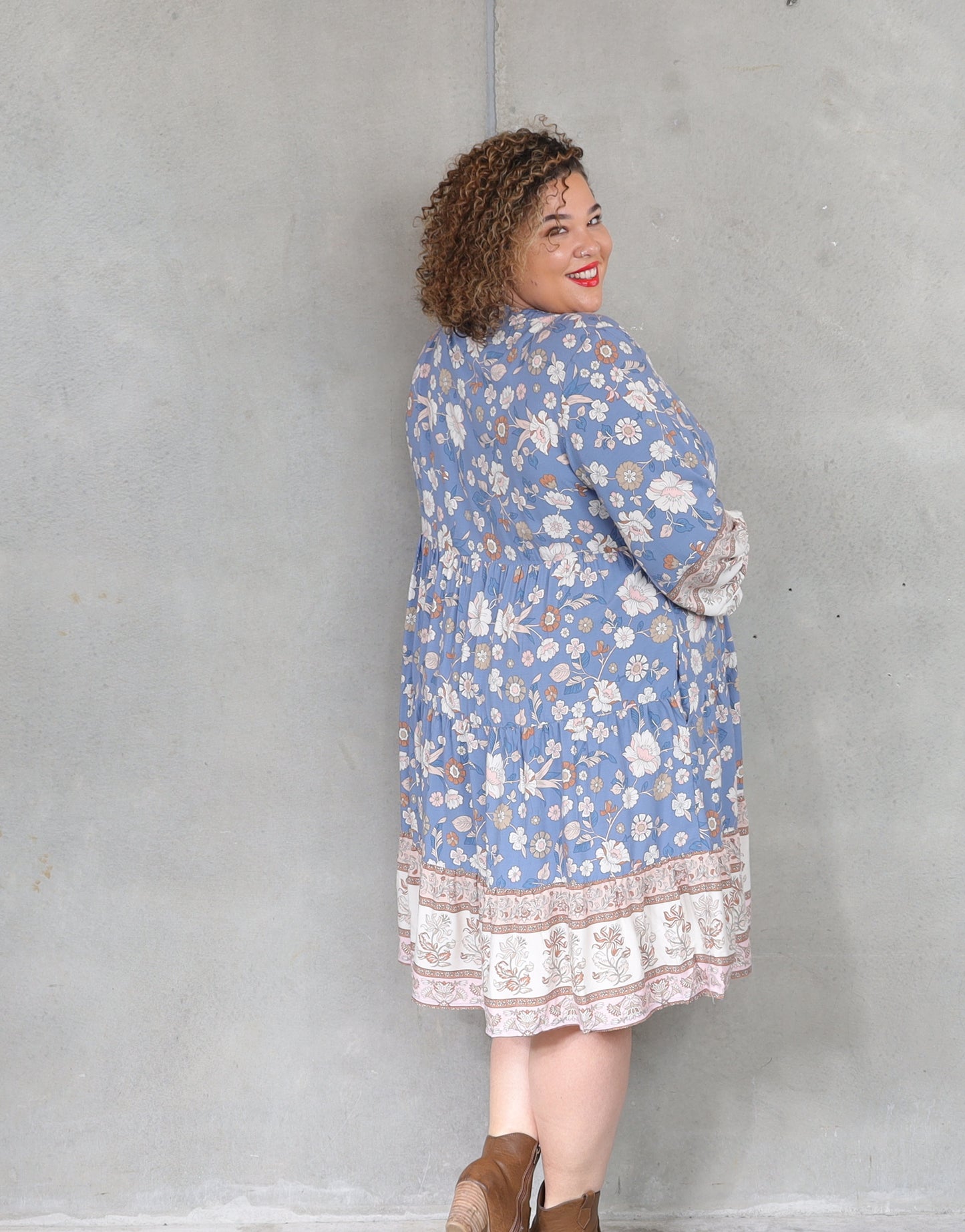 Cinta Dress - Cornflower