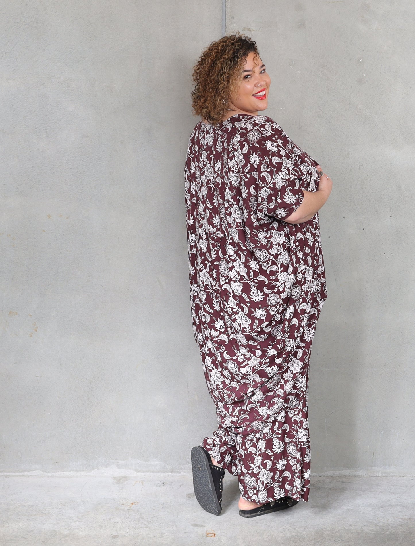 Kindred Kimono - Chocolate Shalimar