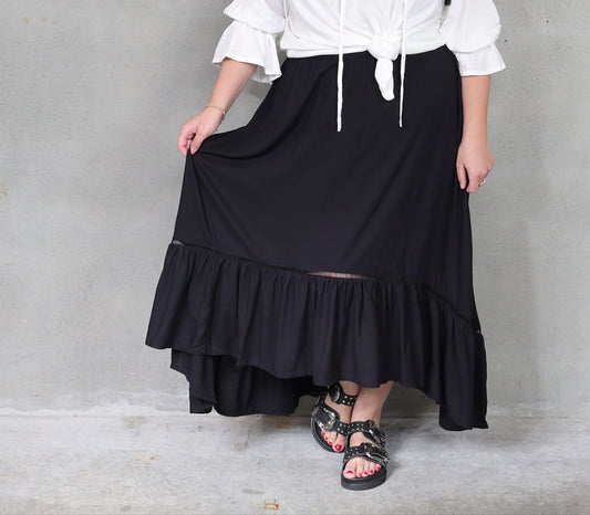 Gypsy Skirt - Black - Isla-Maree