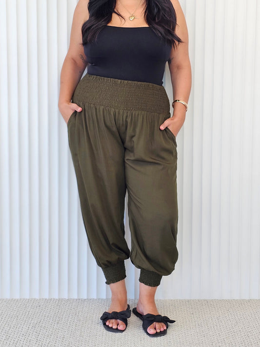 Marrakesh Harem Pant - Army