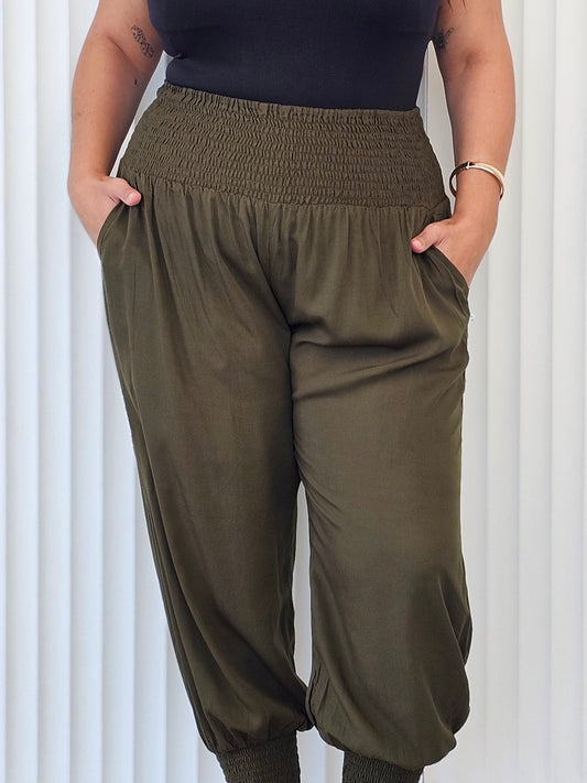 Marrakesh Harem Pant - Army