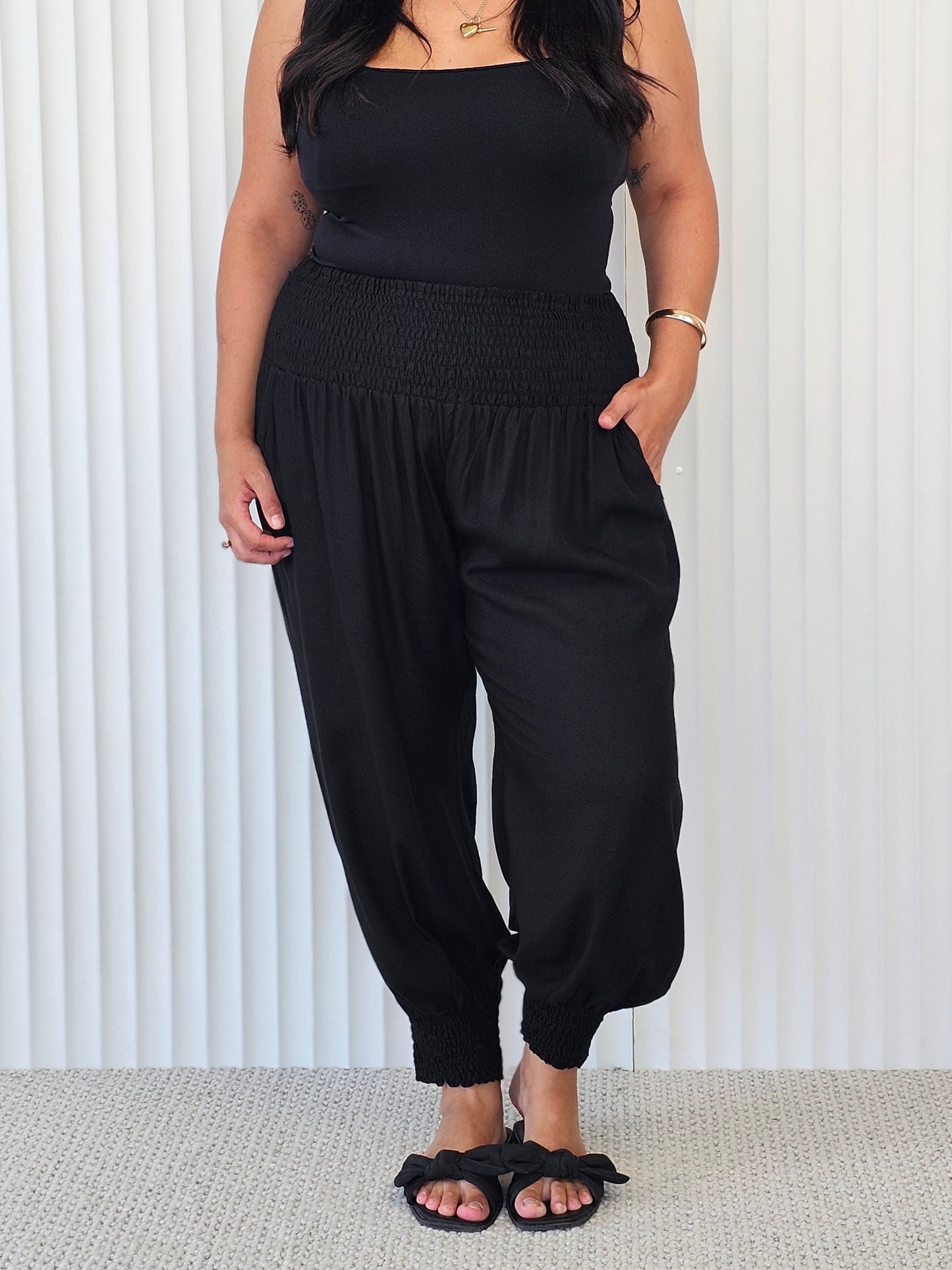 Marrakesh Harem Pant - Black - Isla-Maree