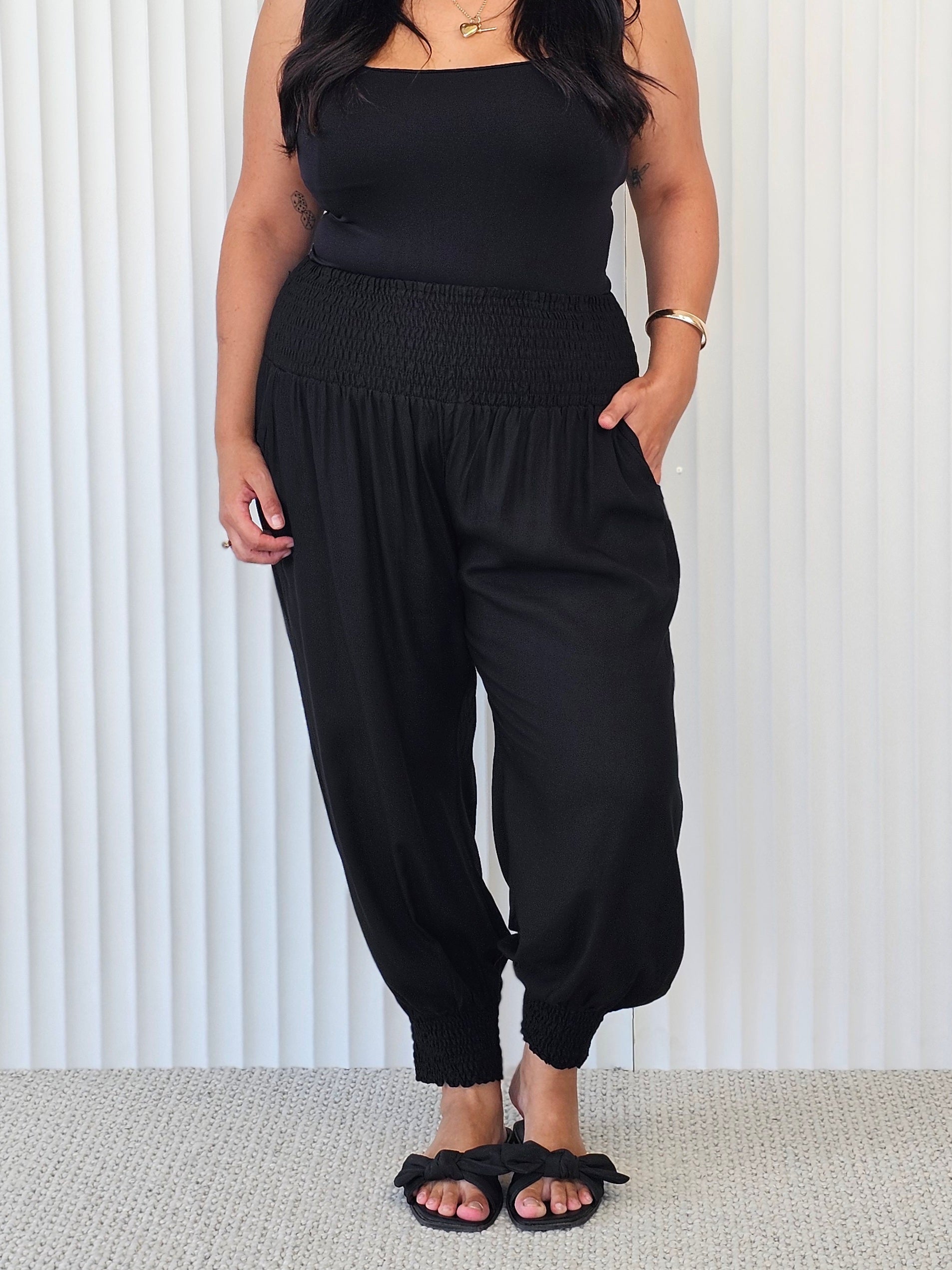 Marrakesh Harem Pant - Black - Isla-Maree