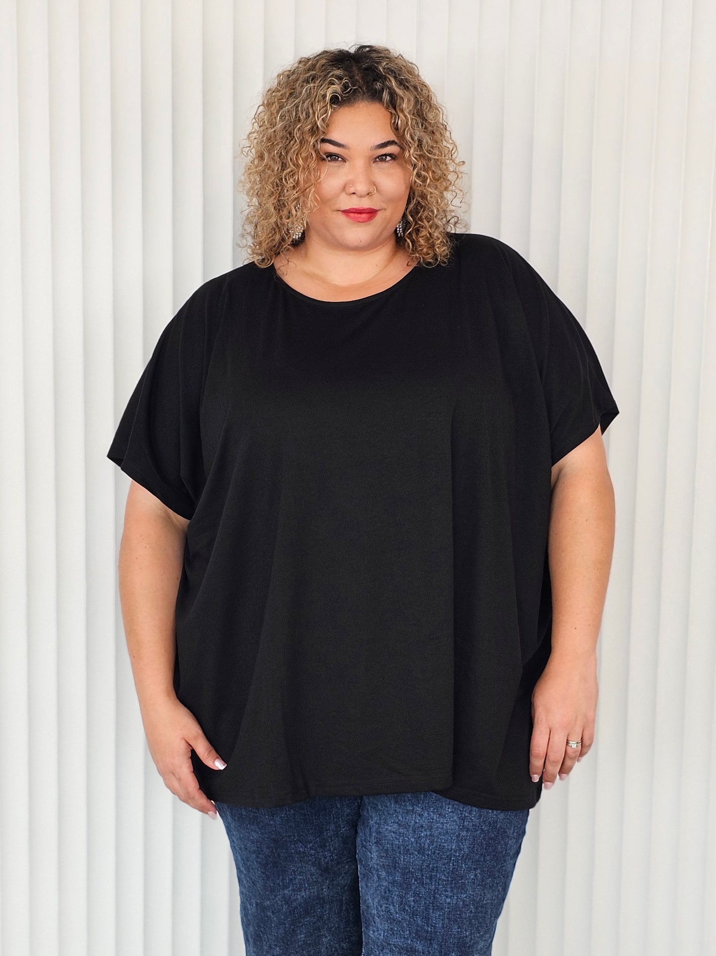 Just A Girl Tee - Black