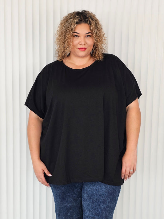 Just A Girl Tee - Black