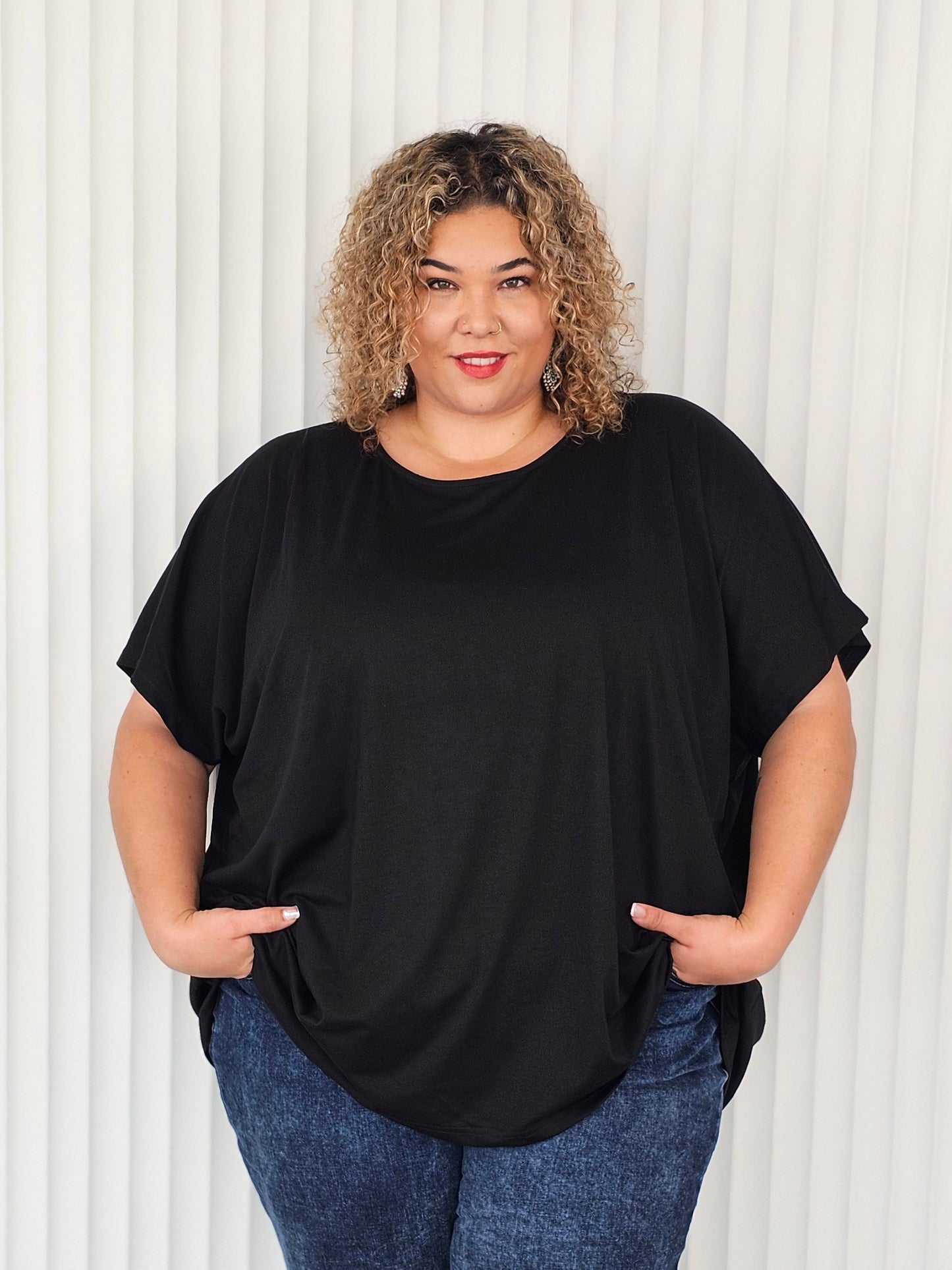 Just A Girl Tee - Black