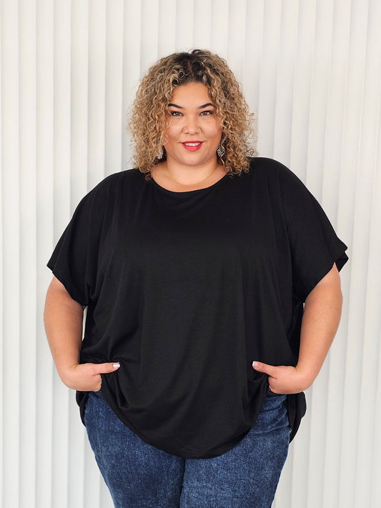 Just A Girl Tee - Black