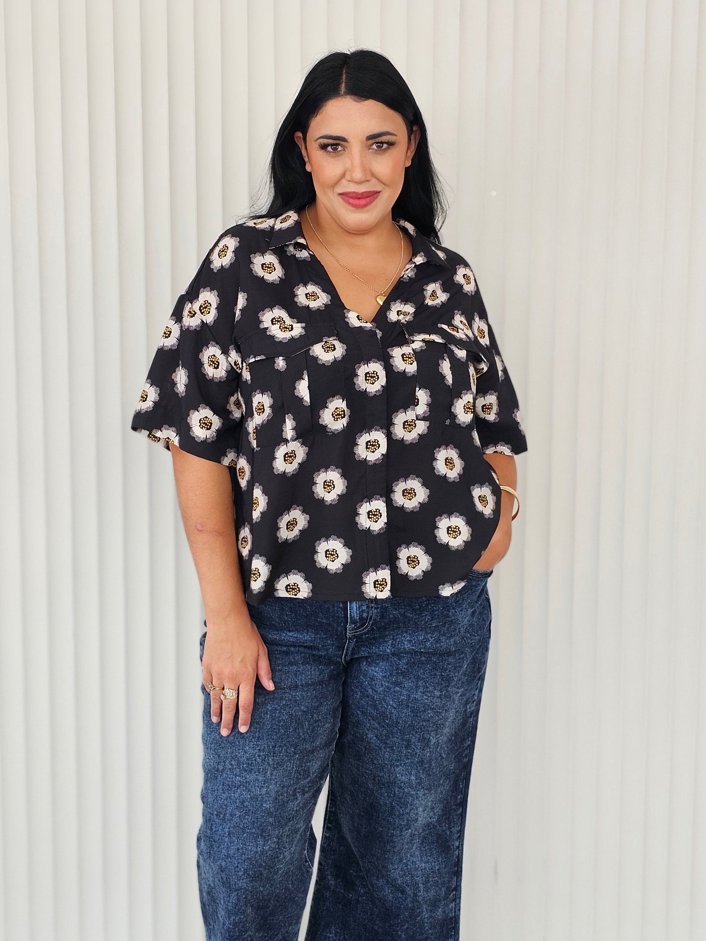 Raffles Shirt - Poppy