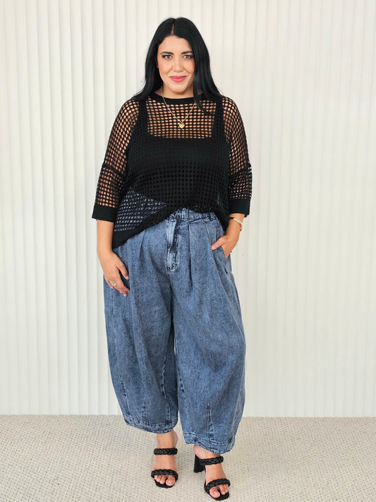 The Reflex Box Top- Black