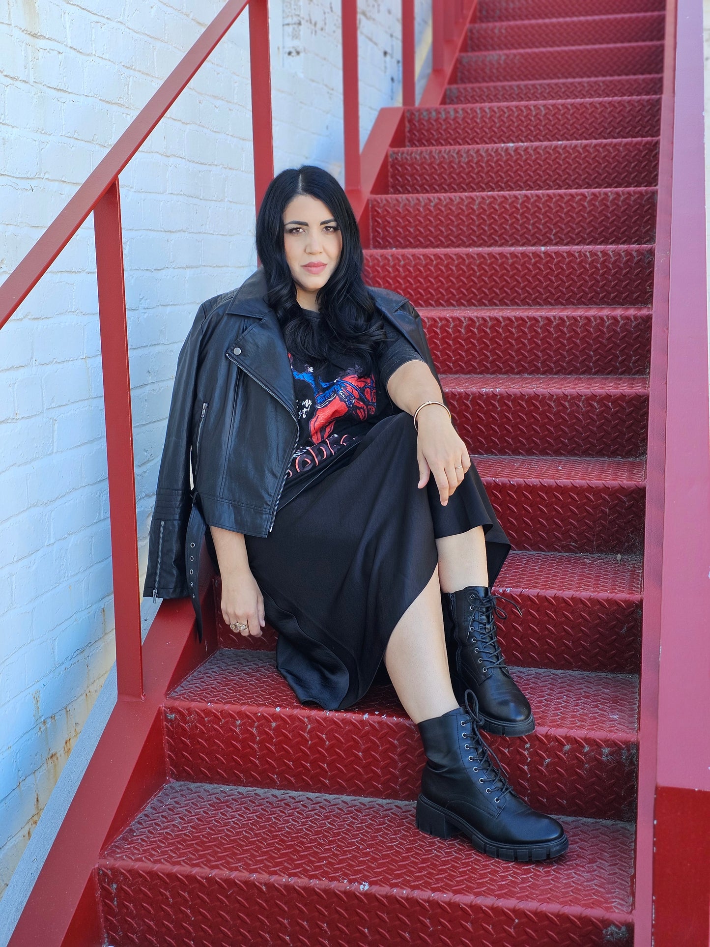 Jessica Bias Skirt - Black