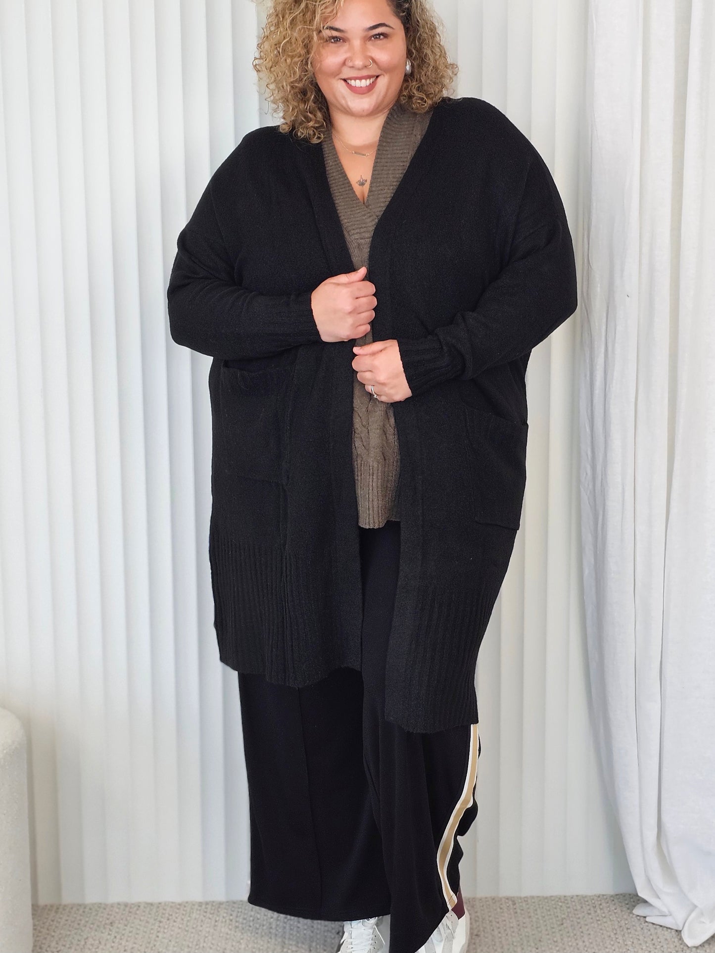 Grandpa Cardi - Black