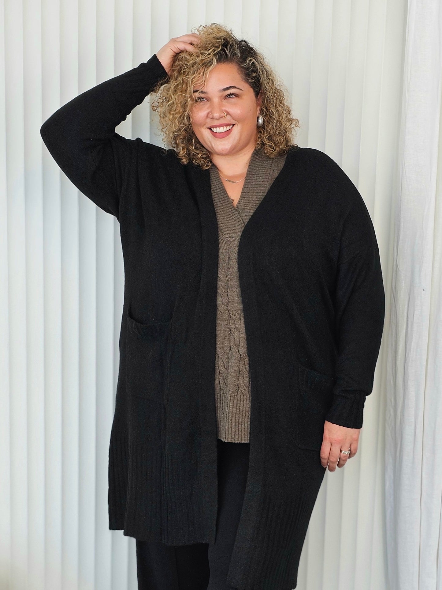 Grandpa Cardi - Black