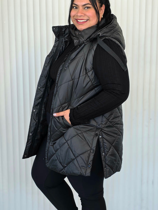 Stadium Puffer Vest - Black