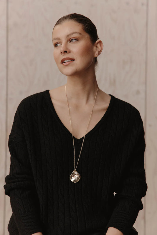 eb&ive Ivy Necklace - Coin