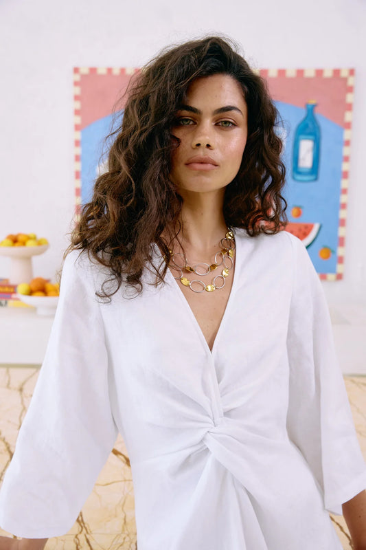 Francia Opera Necklace -Link Mix