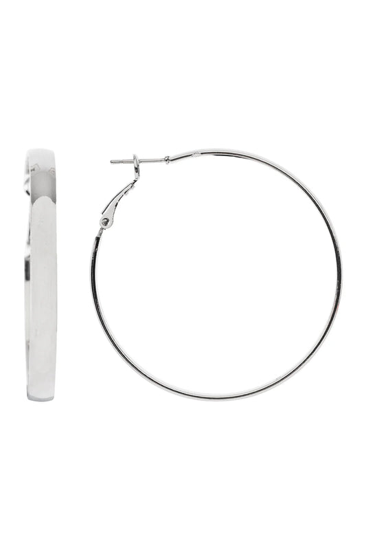 eb&ive Rumi Hoop Earring Silver - Isla-Maree