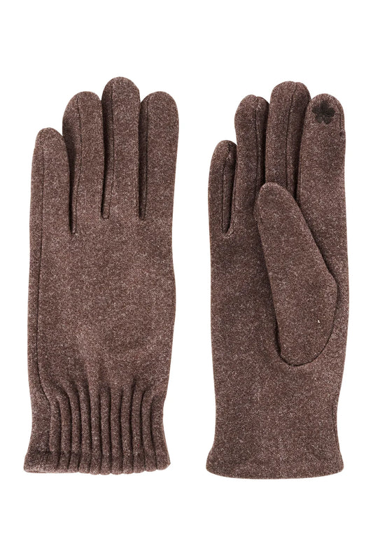 eb&ive Berber Rib Glove - Cocoa - Isla-Maree