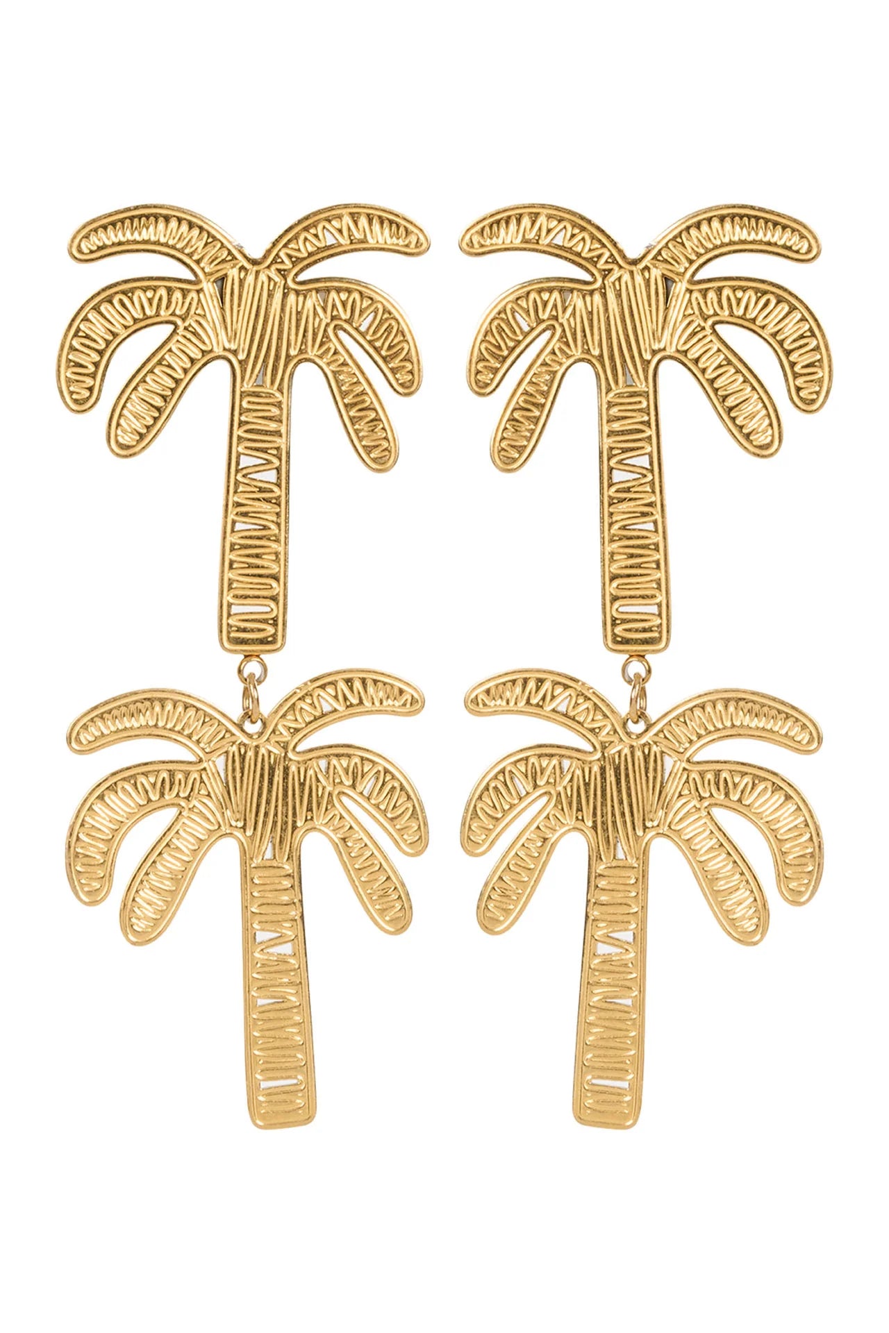 Haiti Stud Earring - Palm