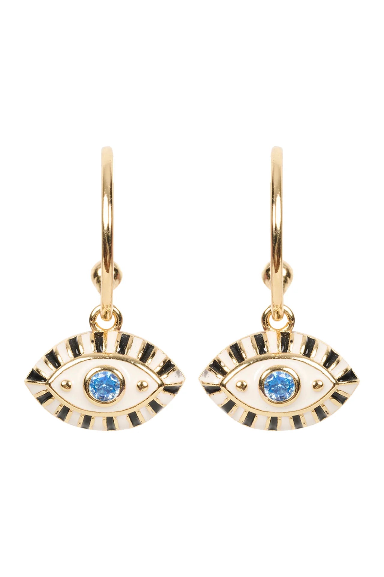 Montego Eye Earring - White