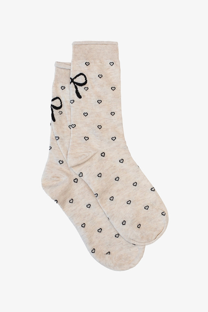 Antler Oat Sock - Bow