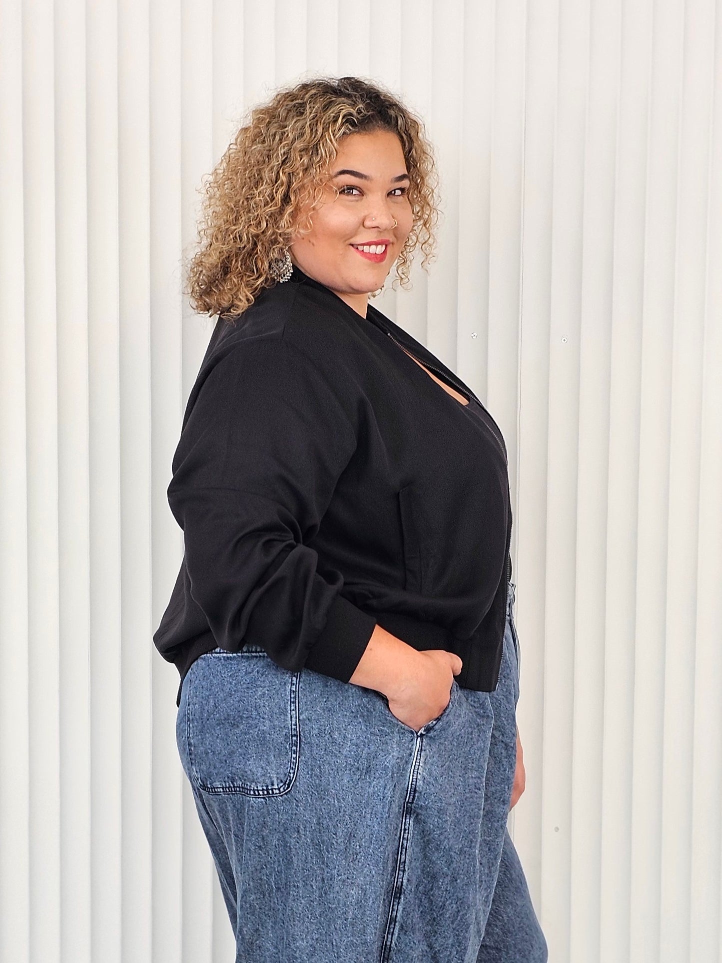 Cruise Control Bomber - Black