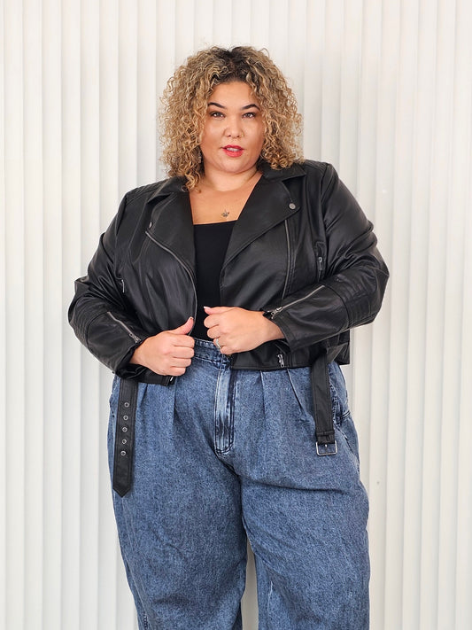 Free Bird Biker Jacket - Black