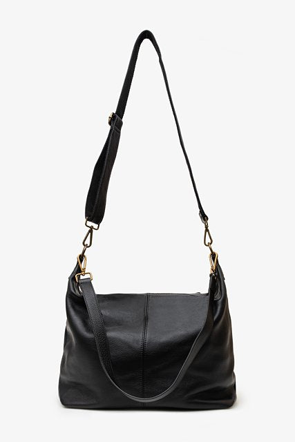 Antler Harley Leather Bag - Black