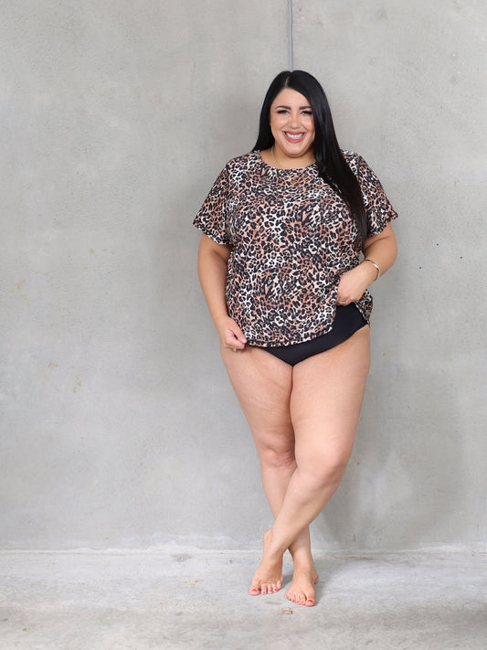 High Tide Swim Tee - Cougar