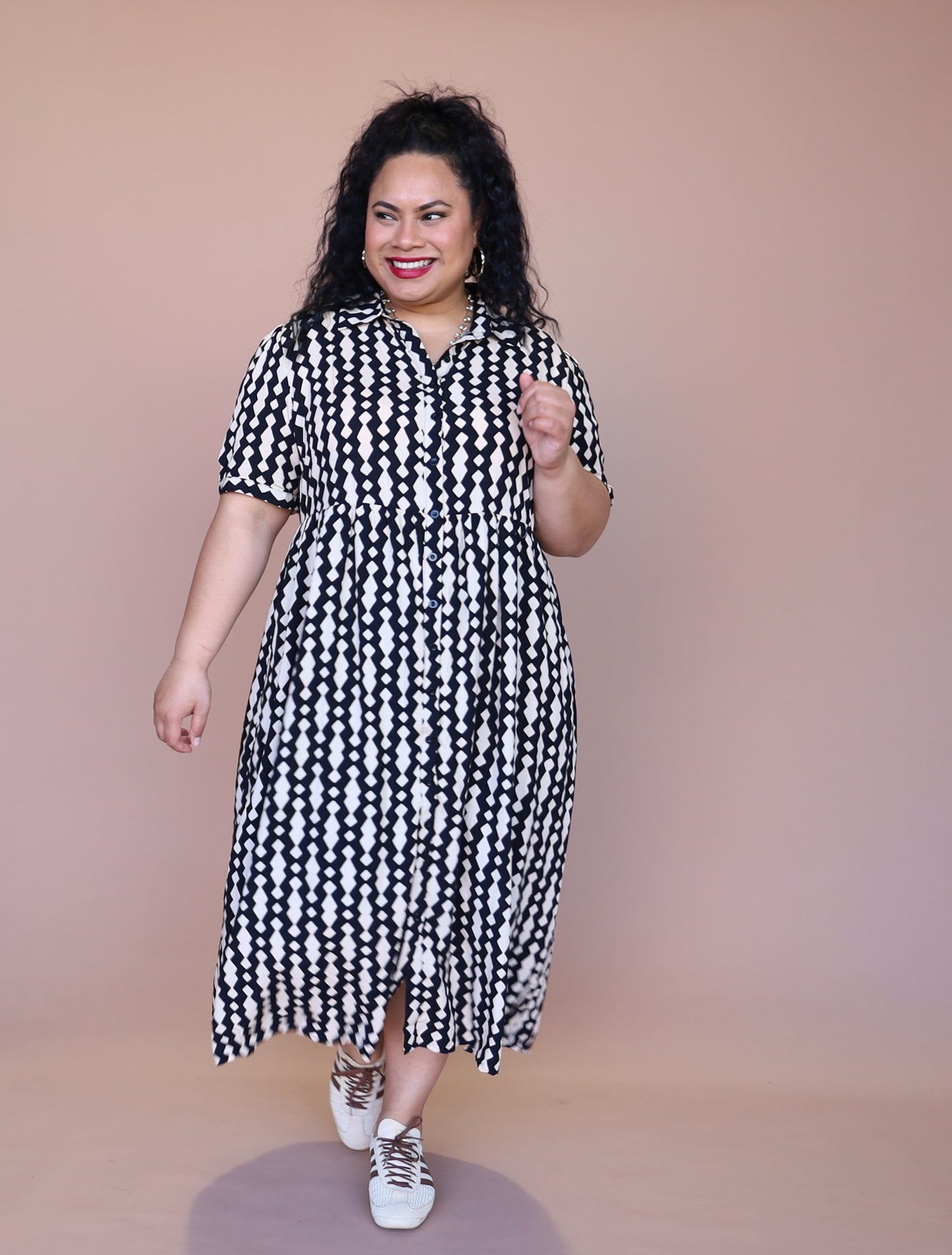 Valerie Dress - Black Diamonds