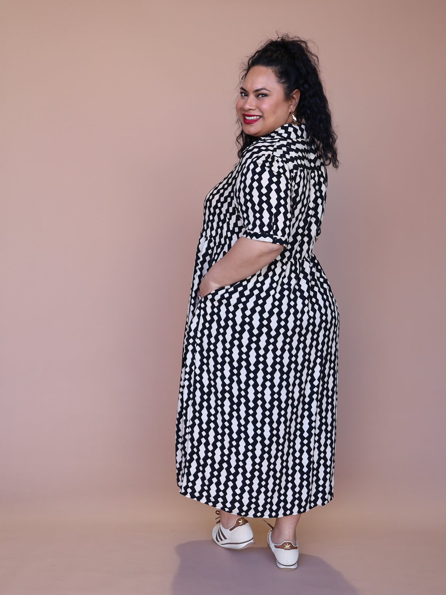 Valerie Dress - Black Diamonds