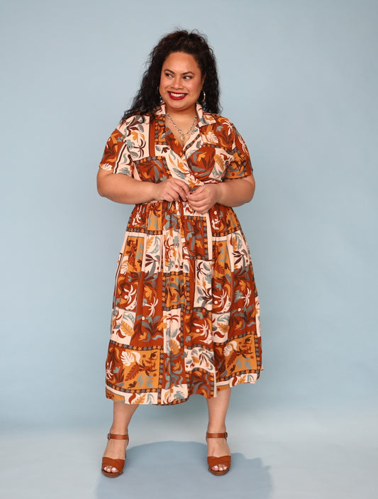 Martha Dress - Tropical Vacay