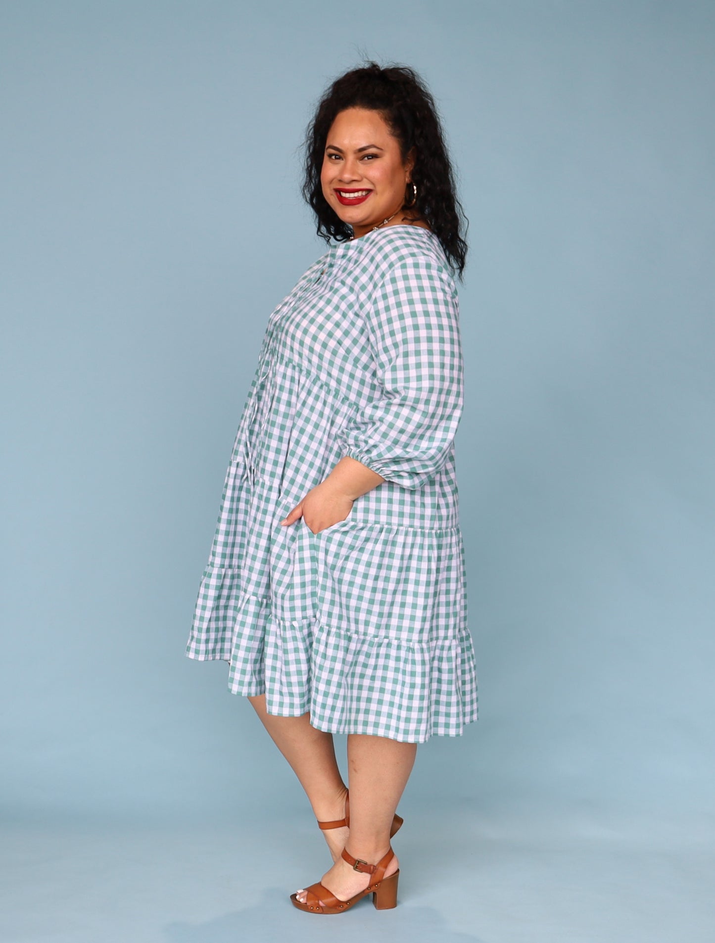 Cinta Dress - Tosca Gingham