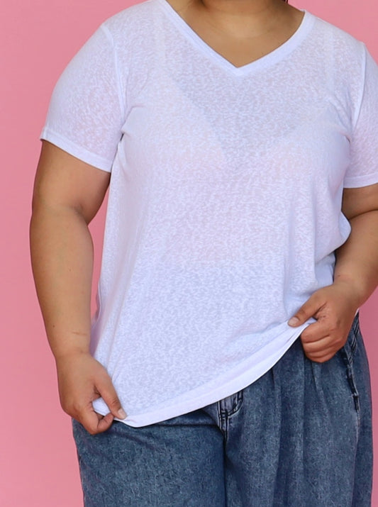 Cuba Tee - White - Isla-Maree