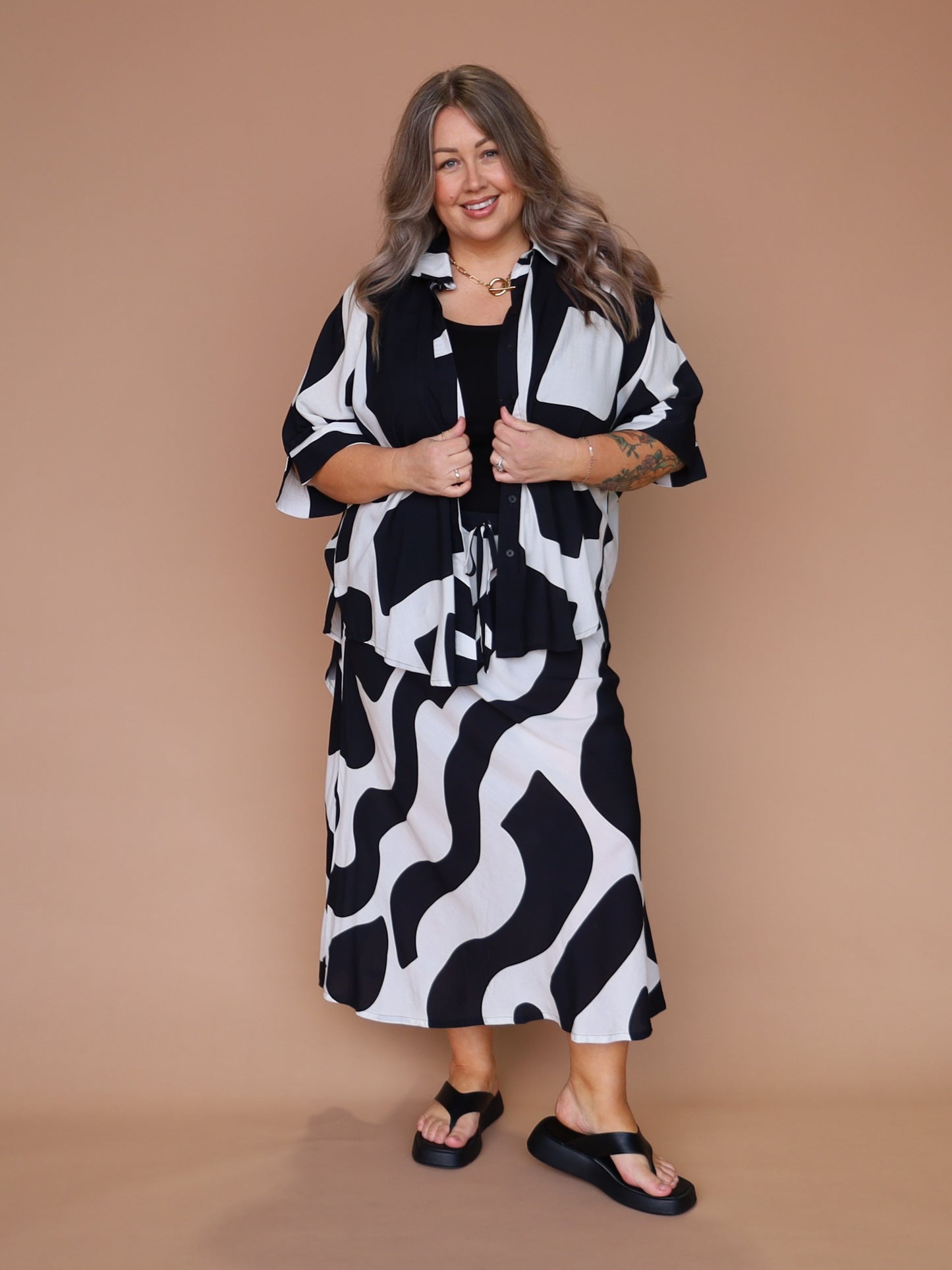 Sloane Skirt - Geo