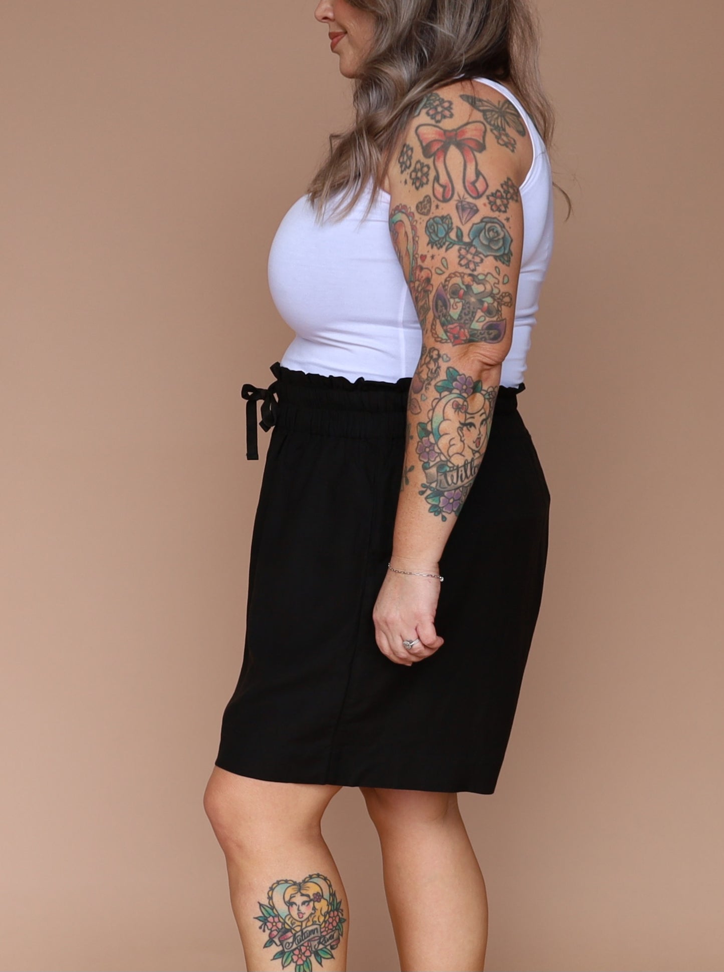 St Tropez Short - Linen Black