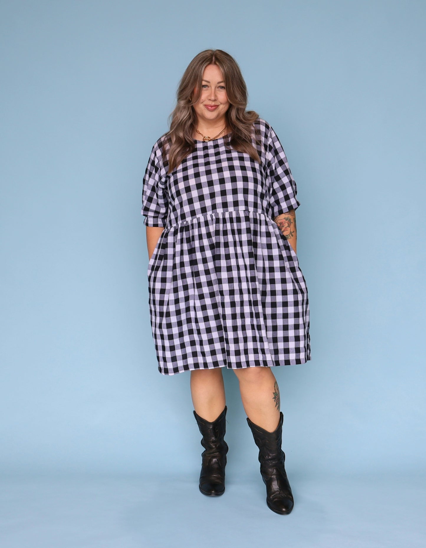 Alma Dress - Gingham