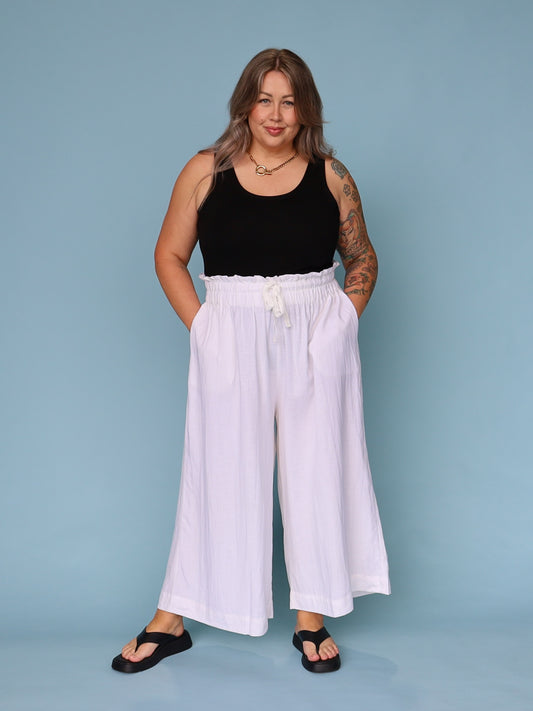 St Tropez Pant - White